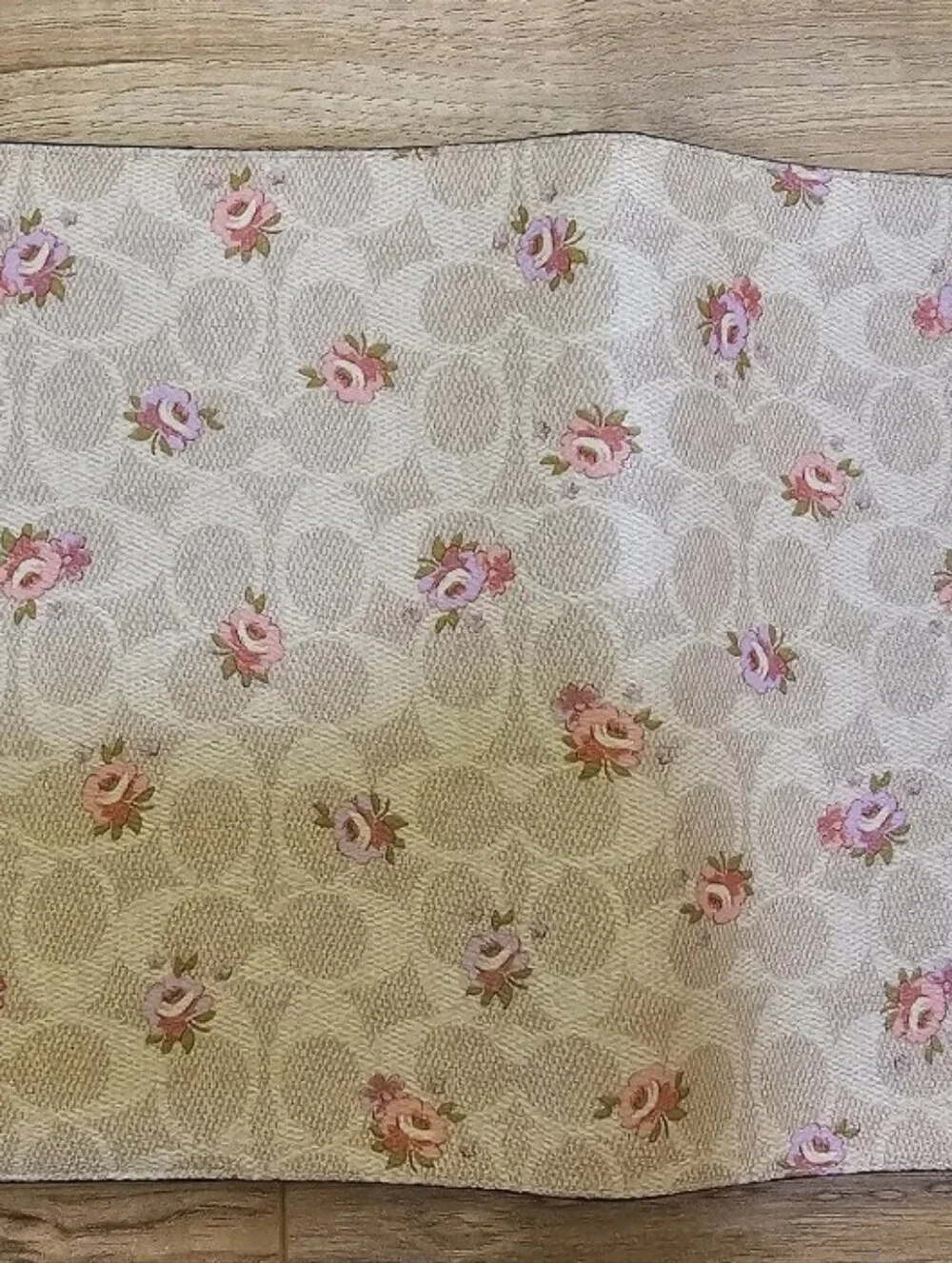 New Coach Notebook In Signature Canvas with Floral Print